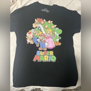 Super Mario Epic Universe Black T-Shirt, worn once